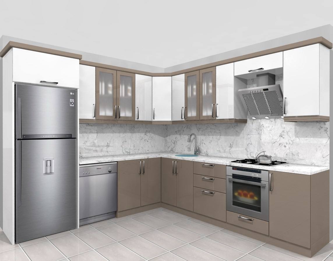 Yüksel Mobilya 3D Mutfak Tasarımı